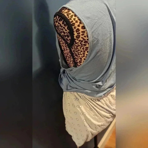 Croft And Barrow Blue Tank Top Women's Pajama Set Size XL (EUC) - Picture 7 of 13